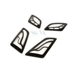   Jelzőrács szett Moto Nostra Vespa GT, GTL, GTV, GTS 125-300 fekete matt