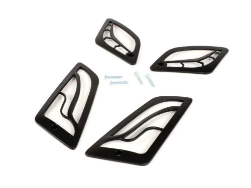 Jelzőrács szett Moto Nostra Vespa GT, GTL, GTV, GTS 125-300 fekete matt