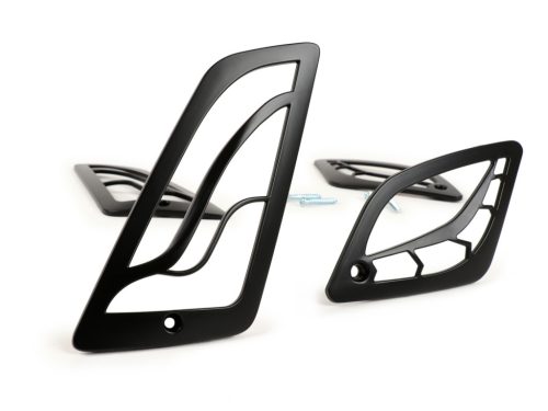 Jelzőrács szett Moto Nostra Vespa GT, GTL, GTV, GTS 125-300 fekete matt