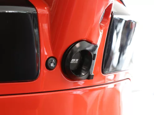 Csomagtartó kampó Moto Nostra CNC, ezüst Vespa GT, GTS, GTV, GTL, GTL, S 50-300ccm