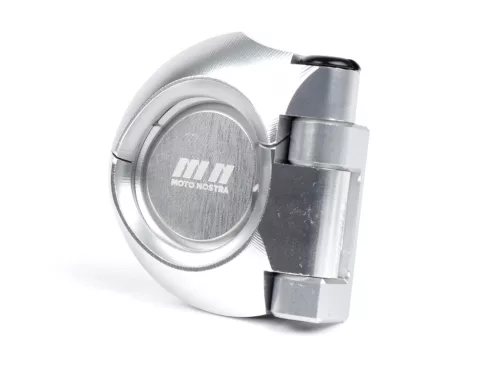 Csomagtartó kampó Moto Nostra CNC, ezüst Vespa GT, GTS, GTV, GTL, GTL, S 50-300ccm