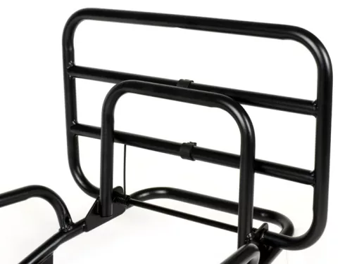 Összecsukható hátsó csomagtartó Moto Nostra Vespa PK S, PK XL, PK XL2 Fekete