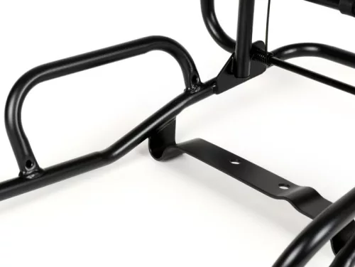 Összecsukható hátsó csomagtartó Moto Nostra Vespa PK S, PK XL, PK XL2 Fekete