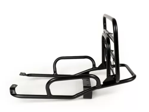 Összecsukható hátsó csomagtartó Moto Nostra Vespa PK S, PK XL, PK XL2 Fekete