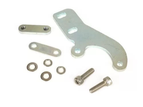 Kipufogókonzol elöl BGM PRO Clubman V3.0-V4.0 Lambretta sorozat 1-3 Ezüst