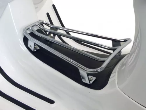 Átléphető csomagtartó Moto Nostra Vespa GTS 125-300, GTV, GTL, GT krómozott Moto Nostra Vespa GTS 125-300, GTV, GT, GT