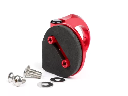 Csomagtartó kampó Moto Nostra CNC, piros Vespa GT, GTS, GTV, GTL, GTL, S 50-300ccm