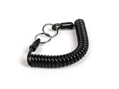 Kulcs spirál kulcskarika Moto Nostra hossza 150mm Fekete