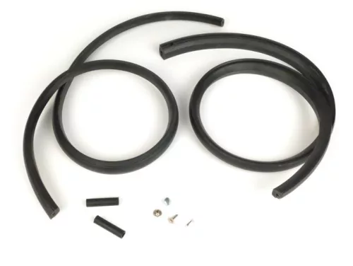 Oldalsó motorháztető gumikészlet BGM Original Vespa PX, Vespa T5 125cc Fekete