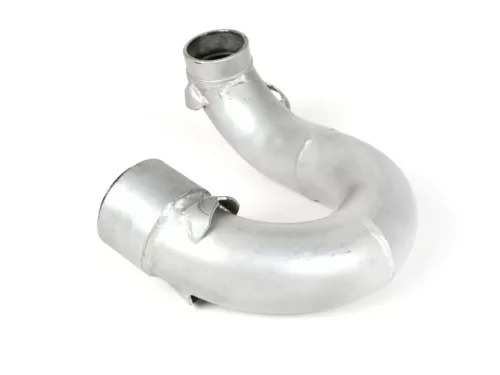 Kipufogócső BGM PRO Clubman V4.0 Lambretta 1-3 sorozat ezüst színű