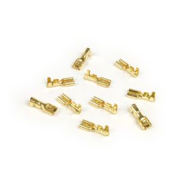   Kábelsaru lapos dugóhüvely 4,8mm Ř=0,5-1,0mm˛ DIN 46247 10db.