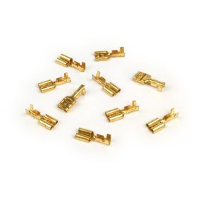   Kábelsaru lapos dugóhüvely 6,3mm Ř=1,0-1,5mm˛ DIN 46340 10db.