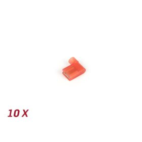   Kábelsaru lapos dugóhüvely 90°-os szögben 6,3mm Ř=0,75-1,5mm˛ 10db.