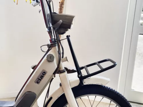 Első csomagtartó Moto Nostra Piaggio Ciao Ciao fekete matt V2