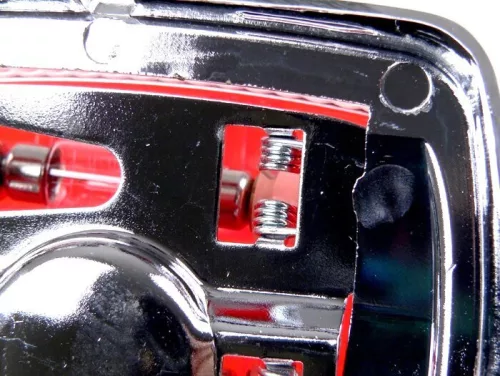 Hátsó lámpa BGM Original Vespa antik fém kis krómozott