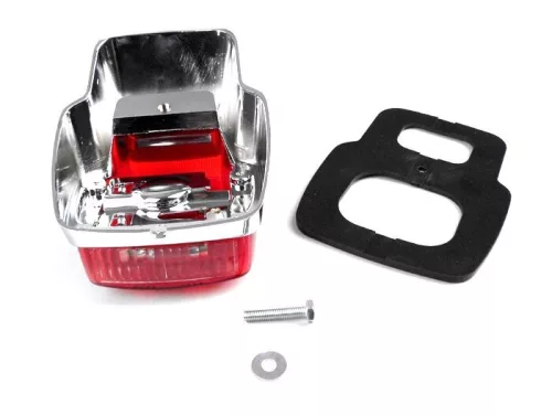 Hátsó lámpa BGM Original Vespa antik fém kis krómozott