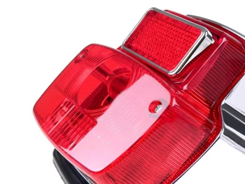 Hátsó lámpa BGM Original Vespa antik fém kis krómozott