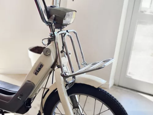 Csomagtartó elöl Moto Nostra Piaggio Ciao króm V2