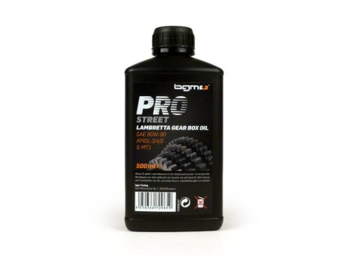 Váltóolaj BGM PRO STREET Lambretta SAE80, GL3 500ml