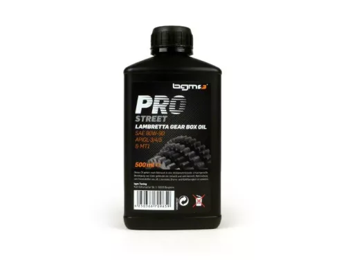 Váltóolaj BGM PRO STREET Lambretta SAE80, GL3 500ml