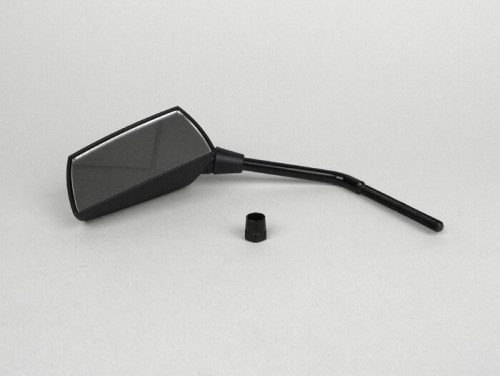 Tükör F1 2K10 menetes M8 x 75mm fekete / balra