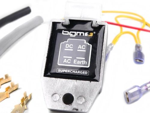 Feszültségszabályozó / egyenirányító 4-tűs BGM PRO 12V AC/DC univerzális