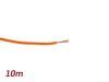 Elektromos kábel Univerzális 0,85mm˛ 10m Narancssárga