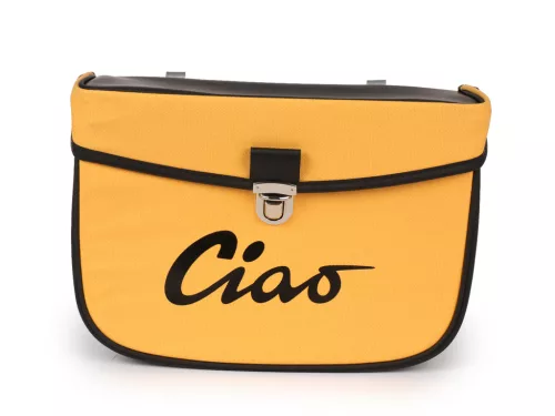 Nyeregtáska Moto Nostra Ciao Sárga Fekete