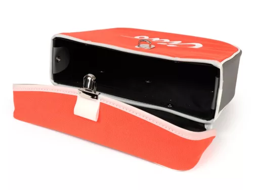 Nyeregtáska Moto Nostra Ciao narancssárga szürke