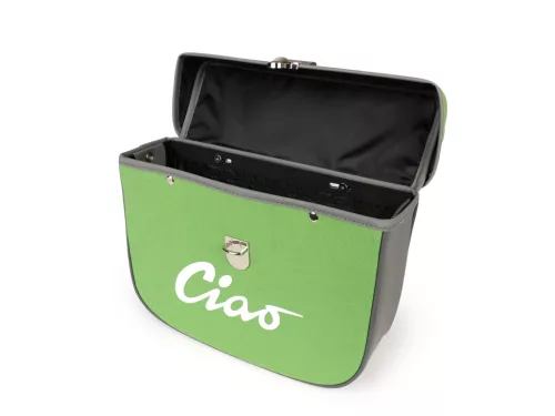 Nyeregtáska Moto Nostra Ciao zöld szürke