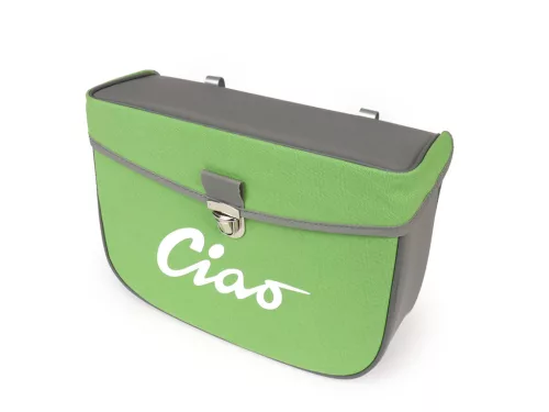 Nyeregtáska Moto Nostra Ciao zöld szürke