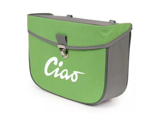 Nyeregtáska Moto Nostra Ciao zöld szürke