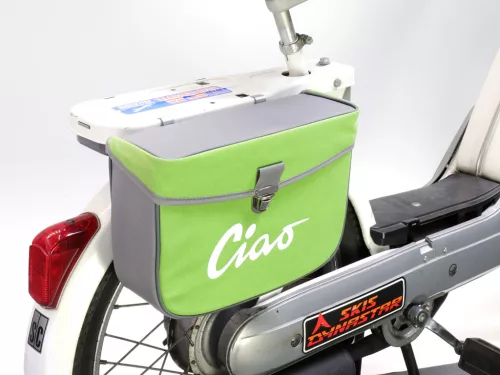 Nyeregtáska Moto Nostra Ciao zöld szürke