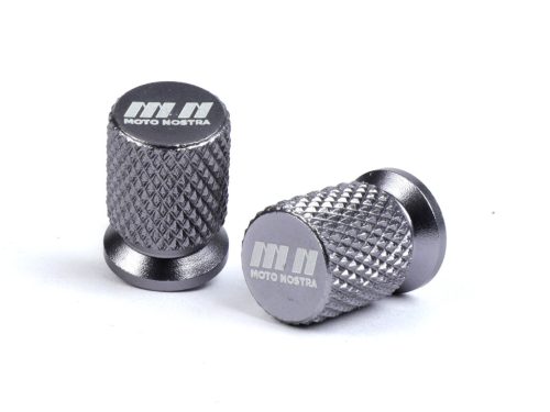 Szelepsapkák Moto Nostra CNC, szürke-