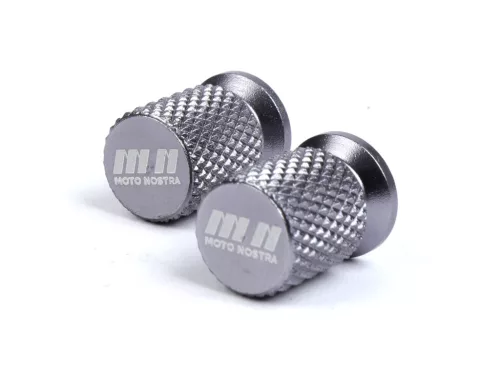 Szelepsapkák Moto Nostra CNC, szürke-
