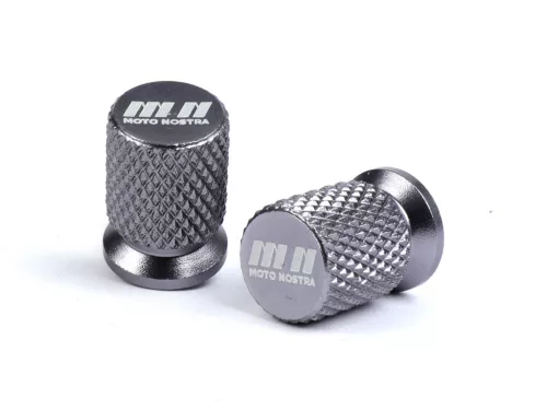 Szelepsapkák Moto Nostra CNC, szürke-