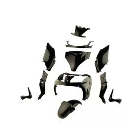   11 darabos fekete fényes fényes burkolati szett Yamaha X-Max 125-250ccm, MBK Skycruiser 125-250ccm -2009