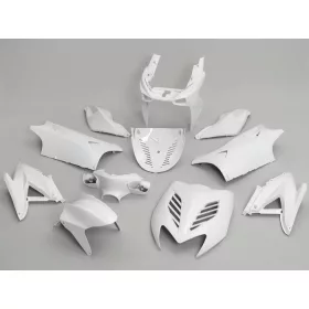   Burkolat készlet 11 darab fehér Yamaha Aerox, MBK Nitro 50cc, 100cc 2 ütemű motorhoz