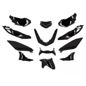   Burkolatalkatrész-készlet 12 darab fekete, fényes Yamaha N-Max 125, 155i 2021-hez