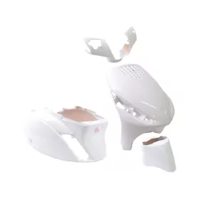   Védőburkolat készlet EDGE 5 darab fehér Piaggio ZIP 2 AC-hez