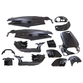   Burkolatkészlet EDGE 15 darab fekete fényes Gilera Runner -2005-ös modellhez