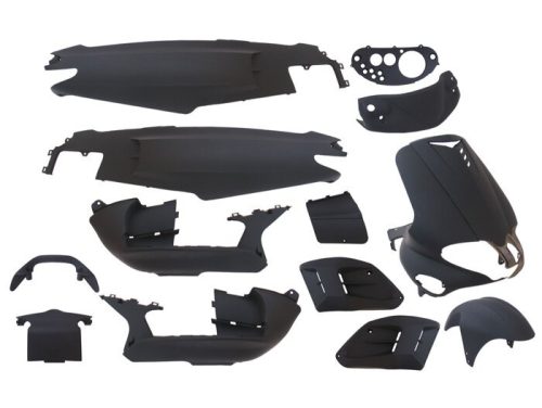 Burkolatkészlet EDGE 15 darab fekete matt a Gilera Runner -2005-ös modellhez