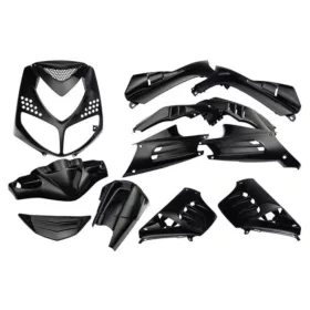   Burkolatkészlet EDGE 13-alkatrészes fekete metál a Peugeot Speedfight 2 számára