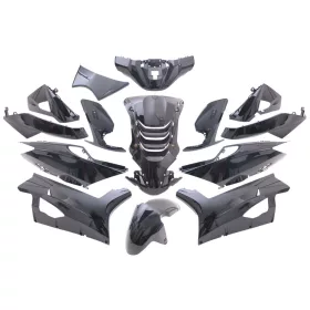   Burkolatkészlet EDGE 14-alkatrészes fekete metál a Peugeot Speedfight 4 számára