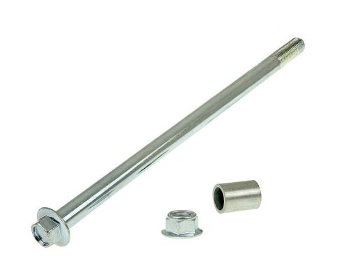 Első kerék tengely 21.5cm - Kínai robogó GY6 50cc 4T / 4 ütemű