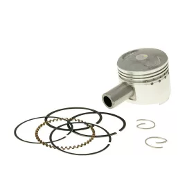   Dugattyú szett 50cc (dugattyúgyűrűvel, csapszeggel és zégerrel) - gyári hengerhez 39mm - GY6 139QMB/QMA