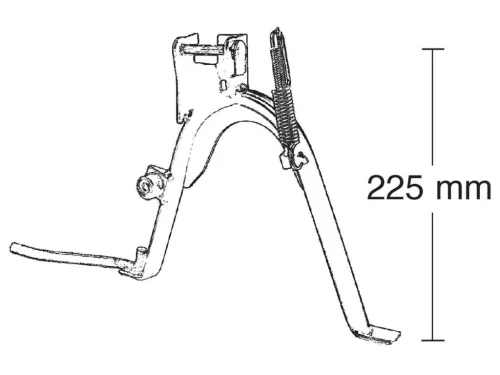 Középső kitámasztó Buzzetti - Yamaha Neos -2006, Jog 50R, MBK Ovetto, Mach G