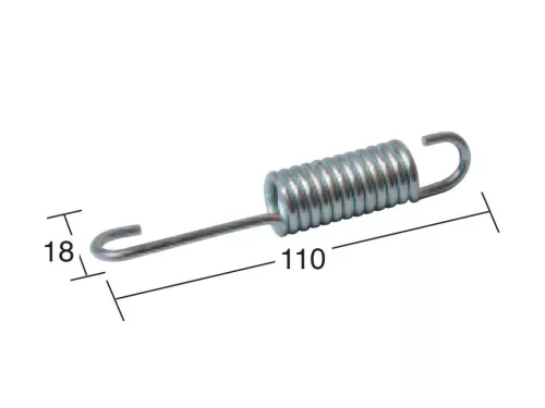 Középső kitámasztó rugó Buzzetti 110mm - MBK Stunt, Yamaha Slider, Amico, SR50, Italjet