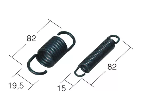 Középső kitámasztó rugó Buzzetti 82mm