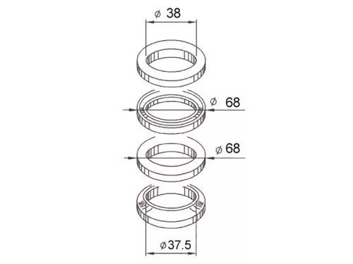 Kormány csapágy szett - Aprilia Sport City, Scarabeo, Leonardo, Atlantic